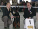 Photo with handler and judge, Isamar- Best of dobermann!